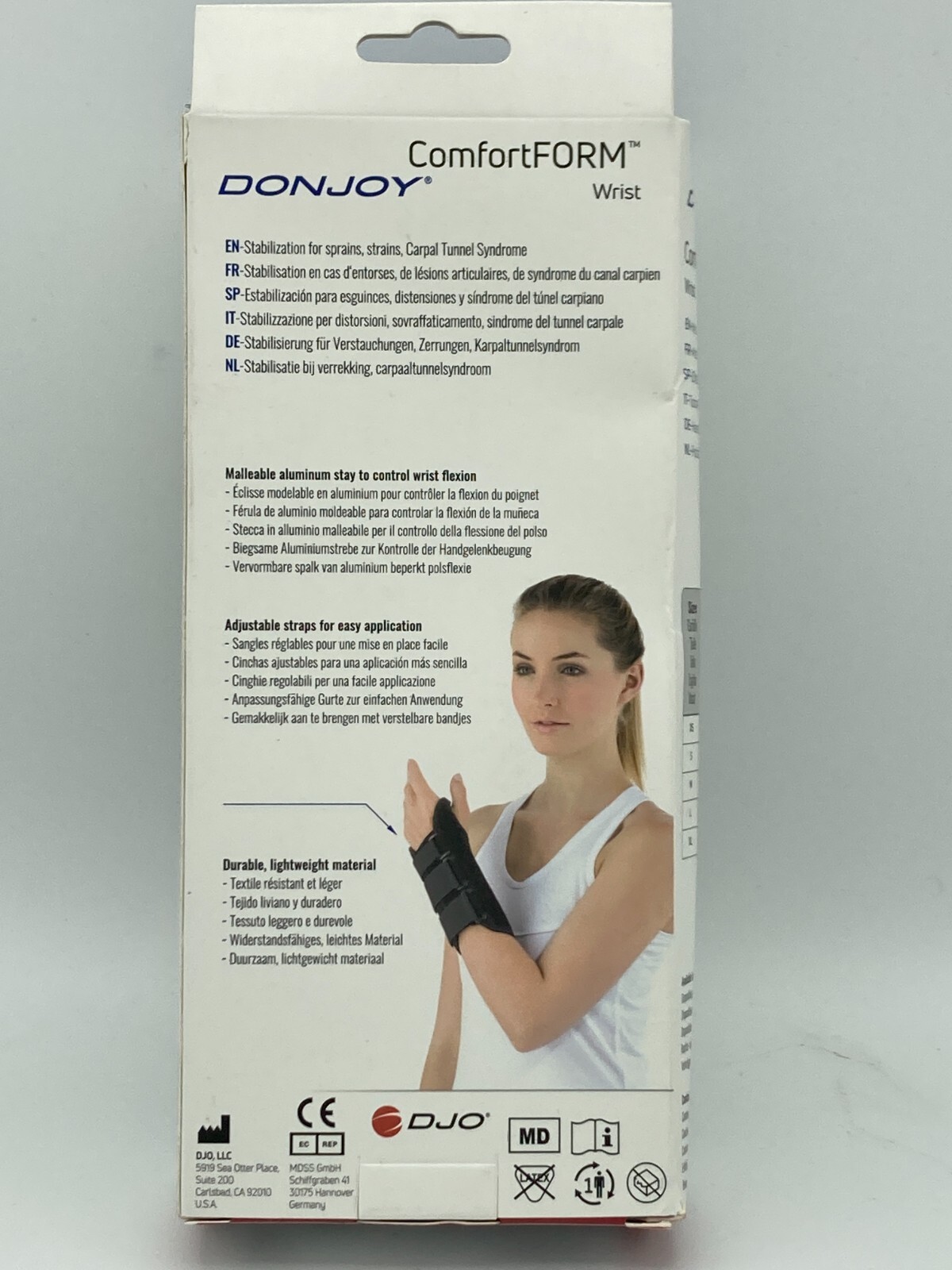 DonJoy COMFORTFORM WRIST 97833-Small Right