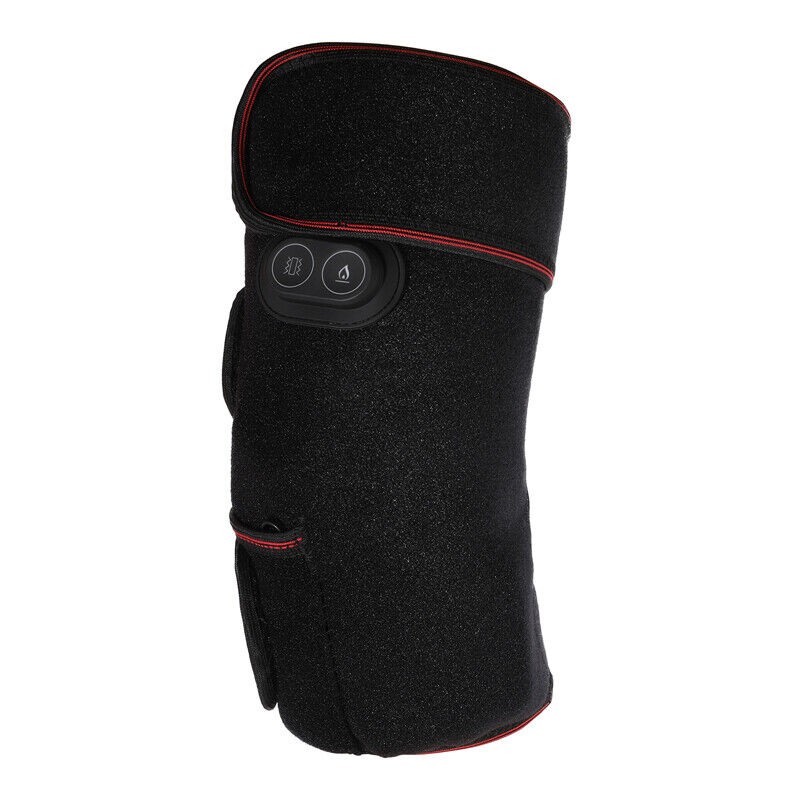 Electric Heating Vibration Knee Joint Pad Brace Leg Therapy Massager Pain Relief