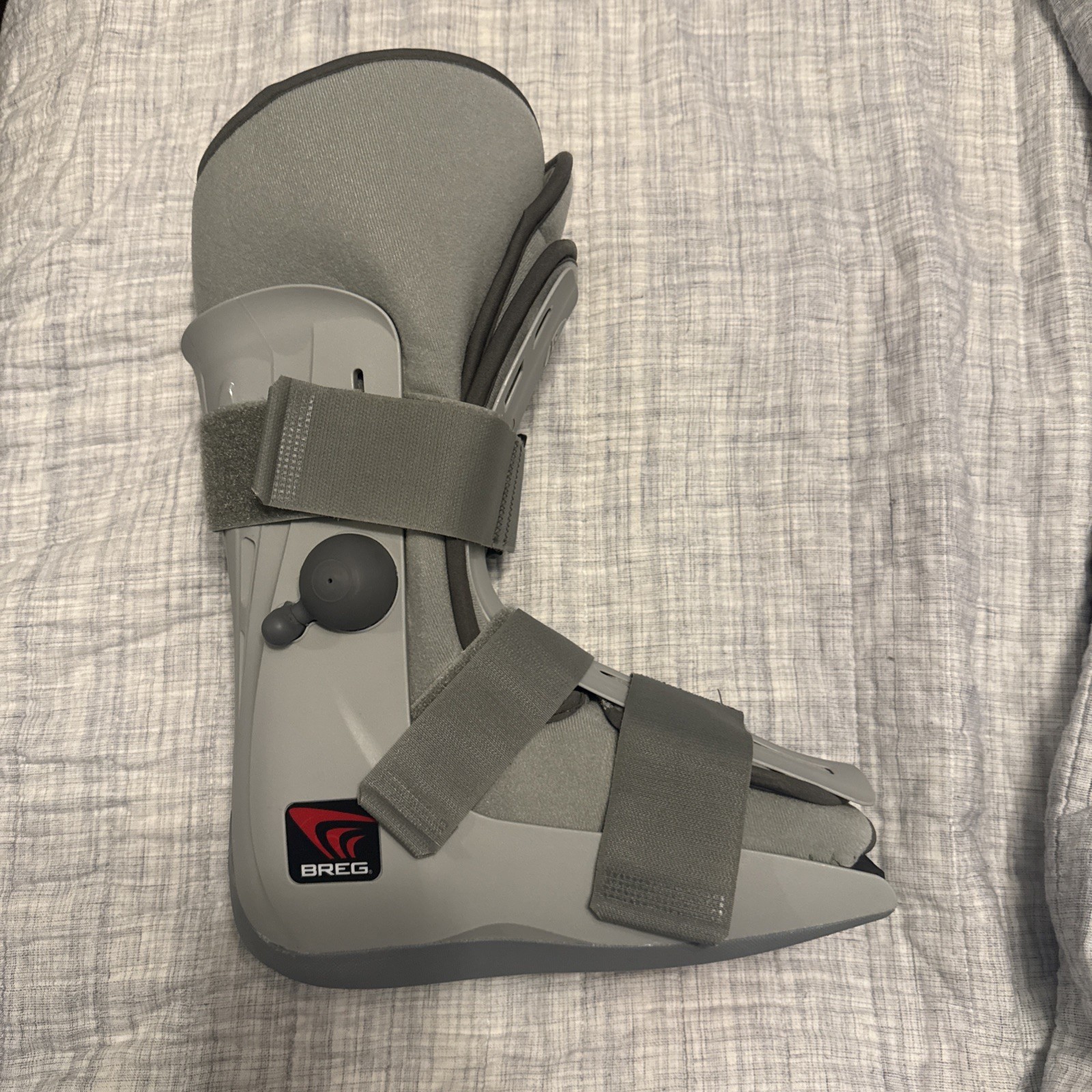 Breg Air Pump Ankle Medical Boot Walking Cast Foot Injury Brace – Size Large