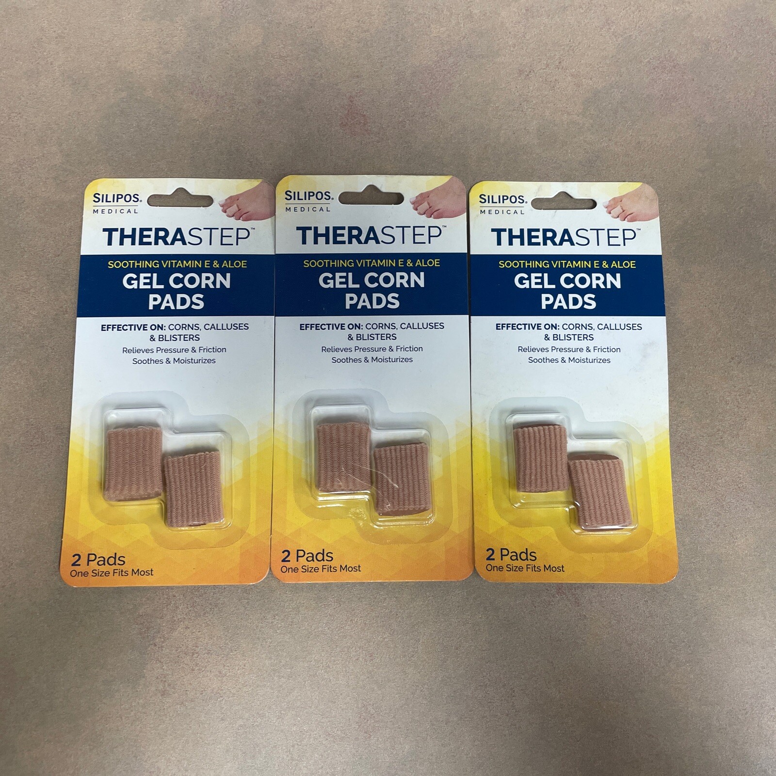 Silipos Therastep Gel Corn Pad 2 Pads – Pack Of 3
