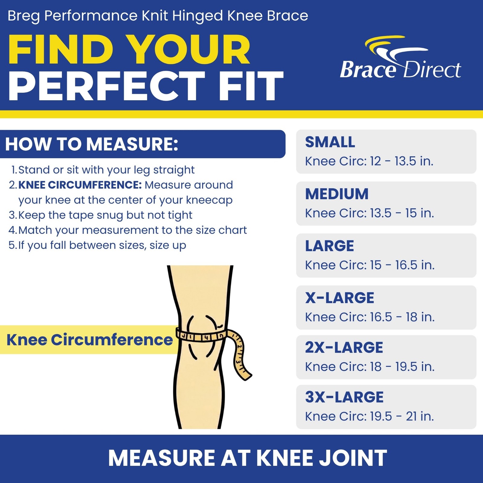Breg Performance Knit Hinged Knee Brace