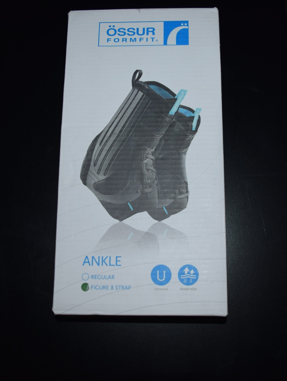New – Ossur Form Fit Ankle Brace – Size Small with Figure 8 Straps – B-212000002