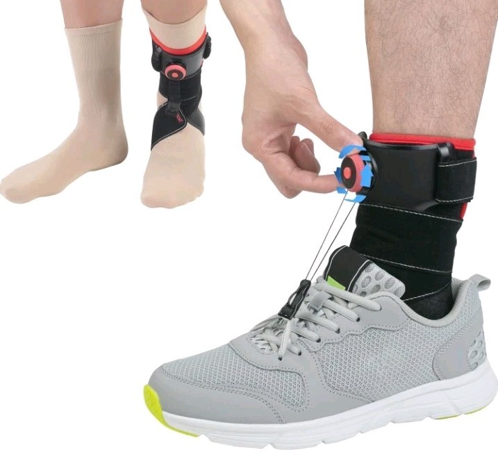 Tech Love AFO FOOT DROP ORTHOSIS SUPPORT BRACE – ZX1 Adjustable Knob Correction