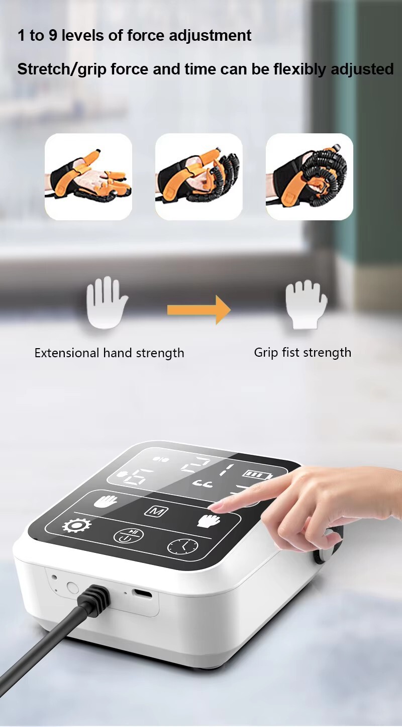 Hand Function Training Rehabilitation Robot Gloves Recovery Stroke Hemiplegia AU