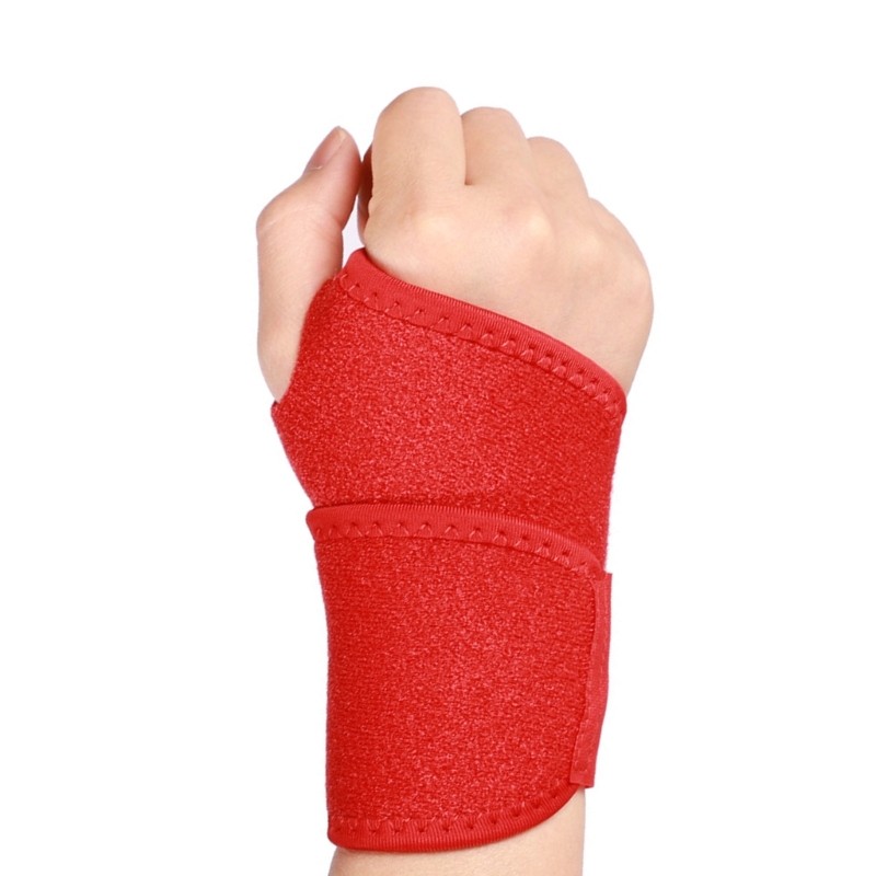 Elastic Wrist Brace Adjustable Wrist Compression Wrap for Gym Fitness Badminton