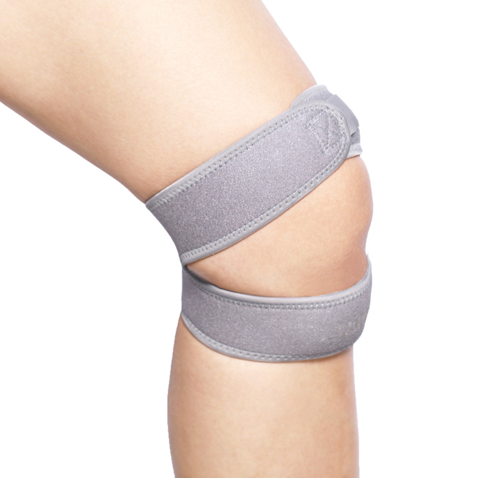 Silicone Patella Strap For Sports Pressure Relief Kneepad Shock Absorption LULS