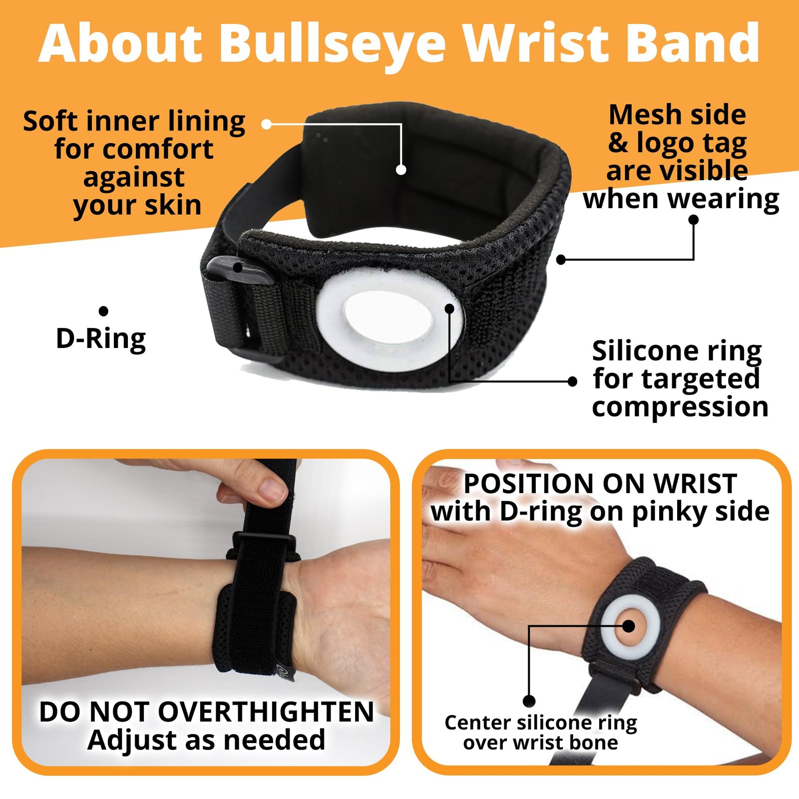Bullseye Brace Wrist Band XS