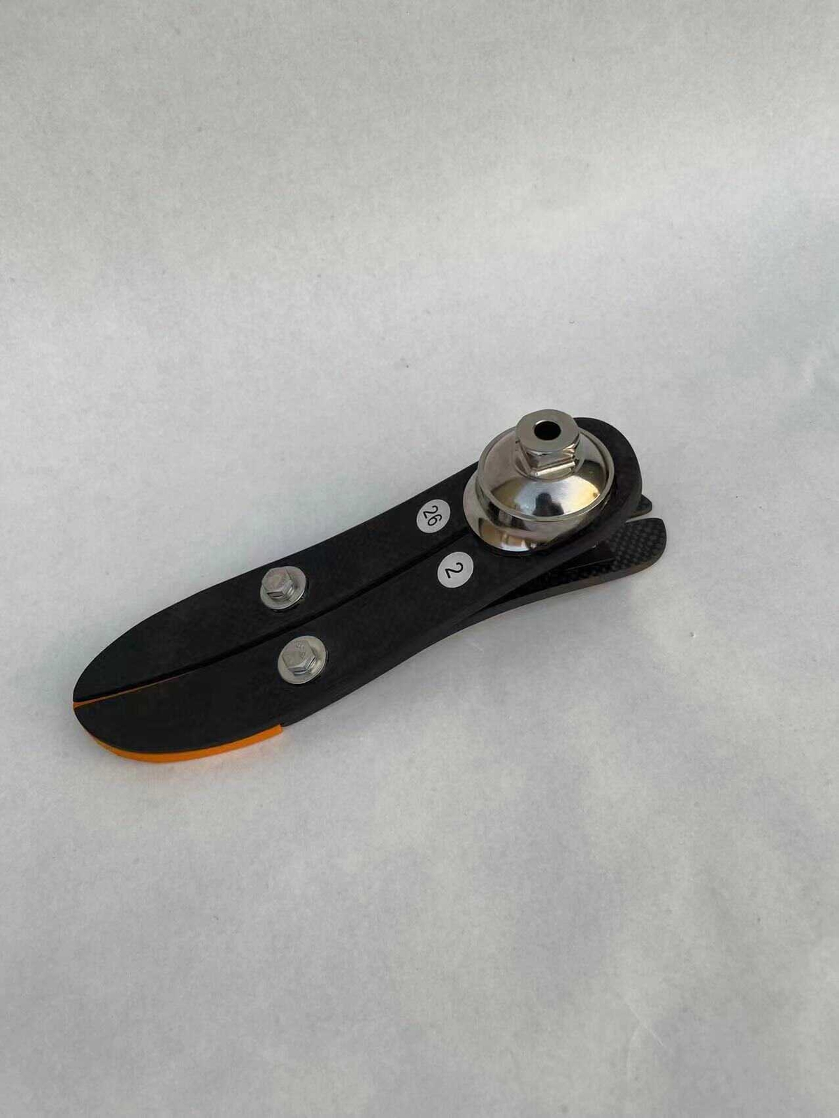 Carbon Fiber Prosthetic Foot Kit w/ Shell, Sock & Forefoot Pad 22-28cm L/R