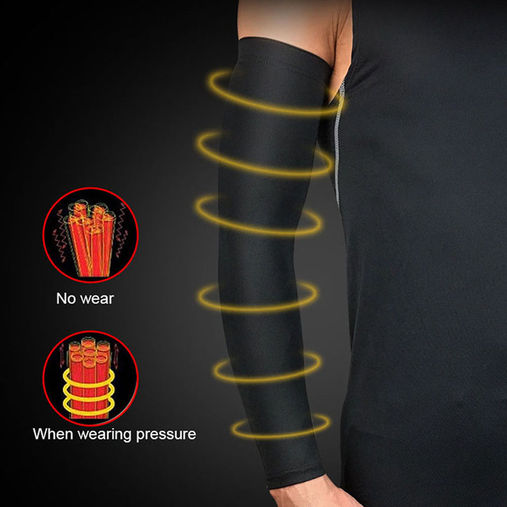 Compression Elbow Support Thigh Arm Sleeve Brace Anti Sun UV For Men Women UD