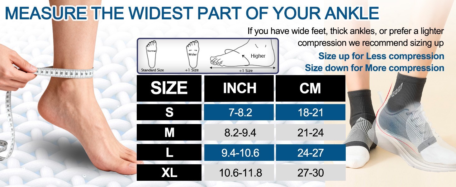 Ankle Compression Sleeves 2 pairs – Adult size Small, two toned gray