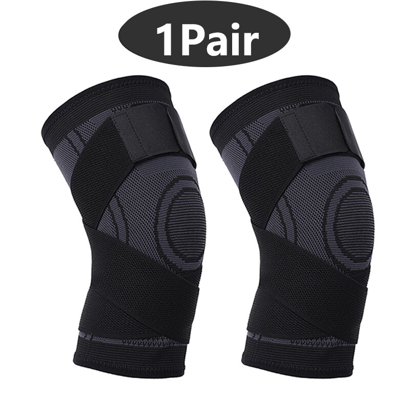 Knee Sleeve Compression Brace Support For Outdoor Sport Joint Pain Relief Strap
