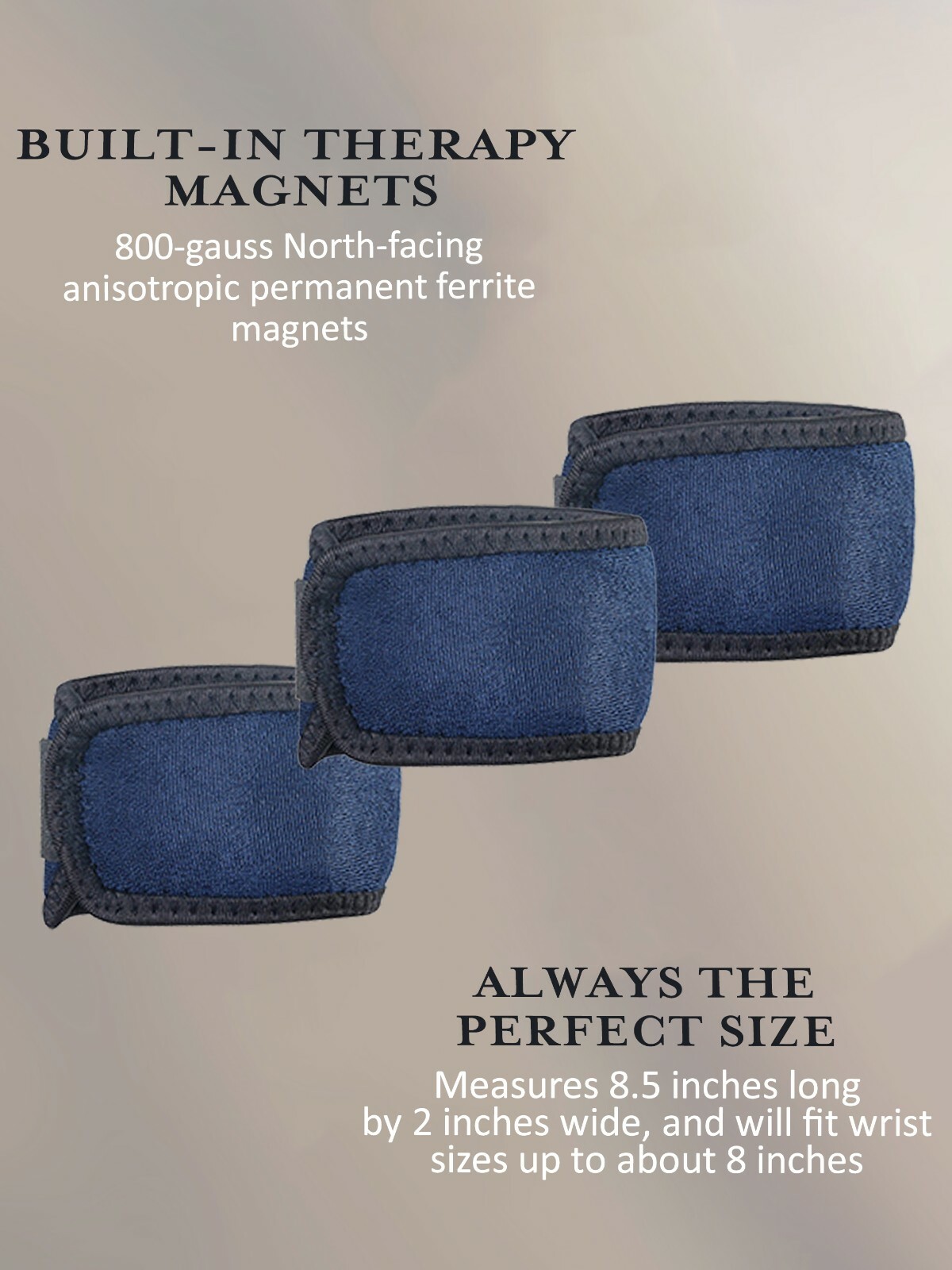 New Magnetic Wrist Support Wrap Magnet Therapy Carpal Tunnel Arthritis Pain