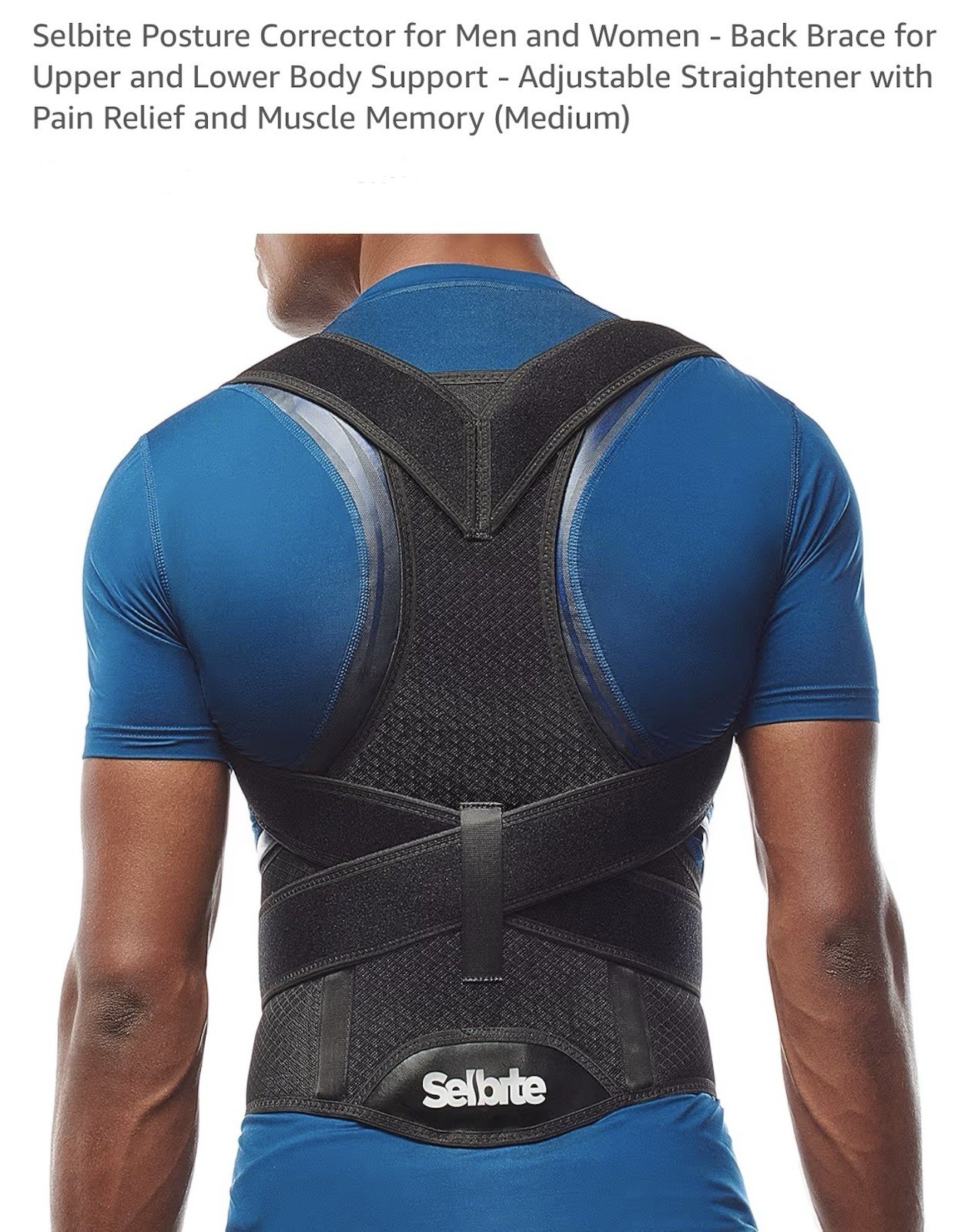 Back Brace Posture Corrector for Women and Men – Adjustable, Breathable and C…