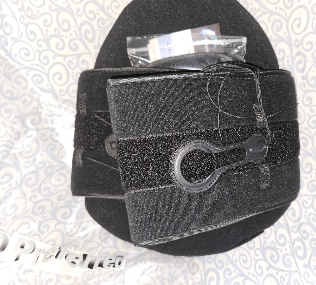 ISO Preferred Lumbar Back Brace VI Adjustable Support Belt Black S-2XL BA201