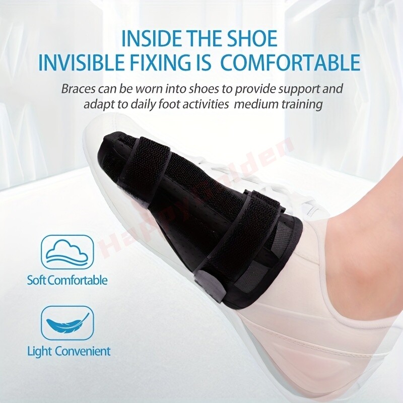 Toe Splint With Aluminum Strip Breathable Lightweight Foot Brace Fractured Toes