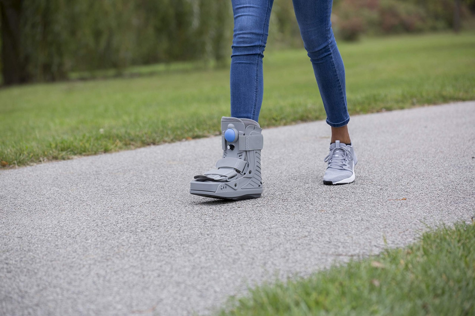 360 Air Walker Ankle Fracture Boot Large Grey USA16117