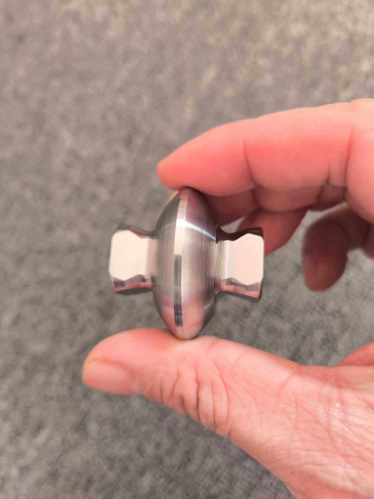 Stainless Steel Double Side Square Pyramid Prosthetic Connector