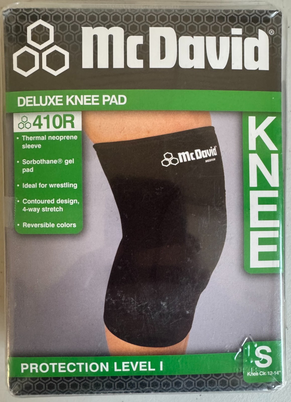 McDavid 410R Deluxe Knee Pad (Size S)