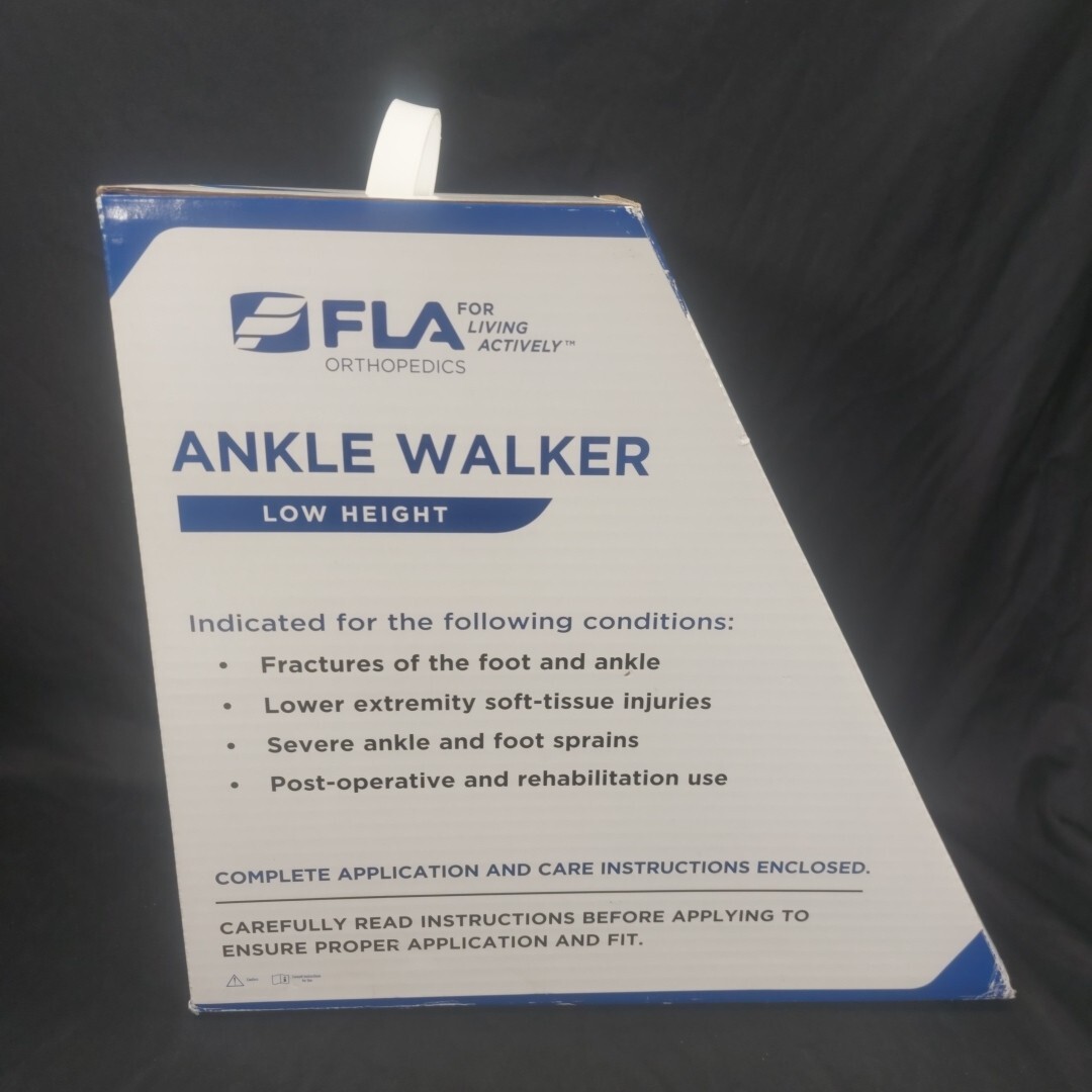 Fla Orthopedics Ankle Walker Low Height Size M Medium MD Right Or Left Therapy