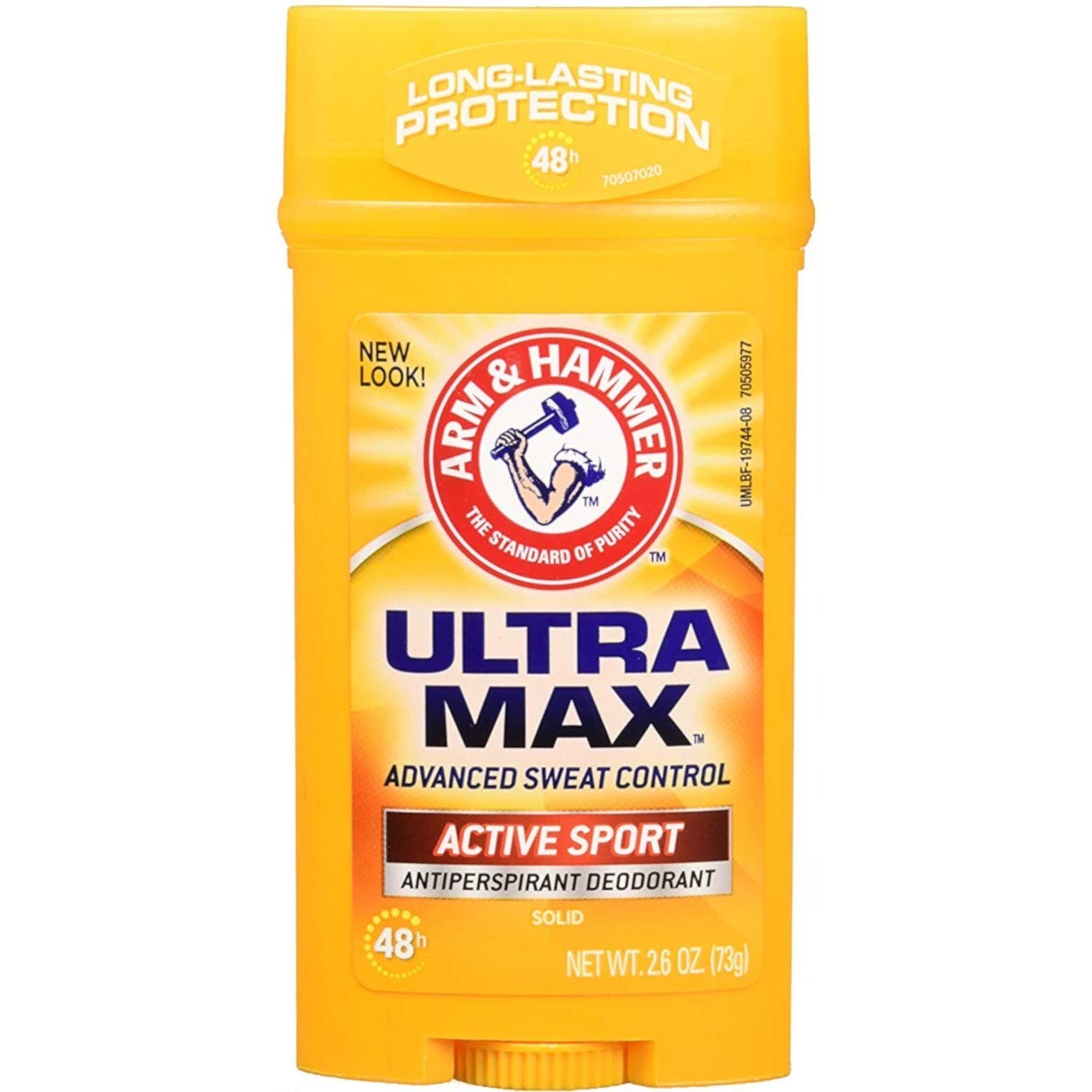 3 Pack Arm & Hammer Ultramax Deodorant Invisible Solid Active Sport 2.60 Oz Each