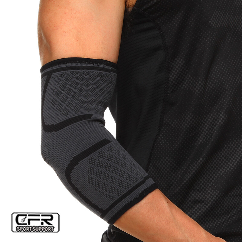 Compression Elbow Support Brace Sleeve Arthritis Tendonitis Pain Golfer Tennis