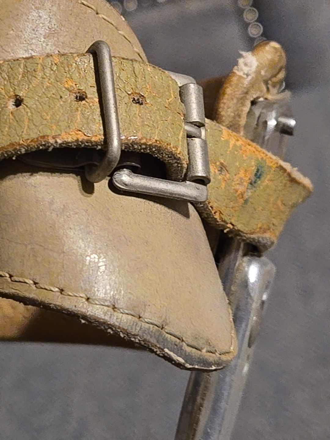 Vintage Fillauer Youth Leather Leg Brace With Metal Braces