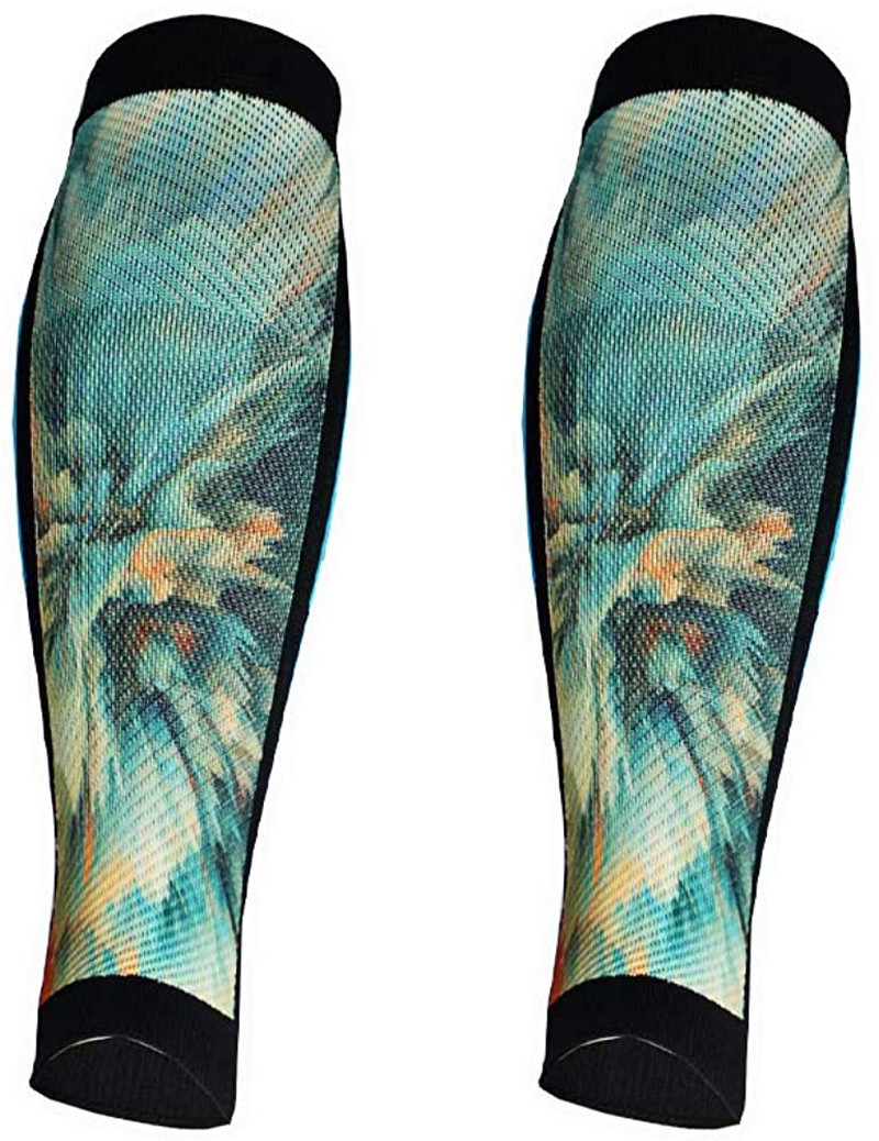 Magic Sport | Colorful Compression Calf Sleeves | Hiking, Running, Cycling | Com