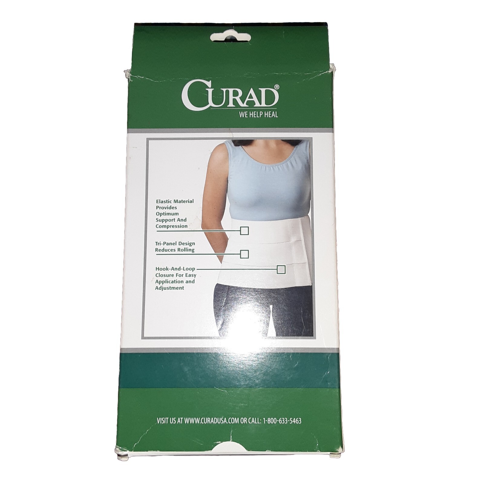 Curad Abdominal Binder Support Large/Extra Large Postpartum Post Surgical New