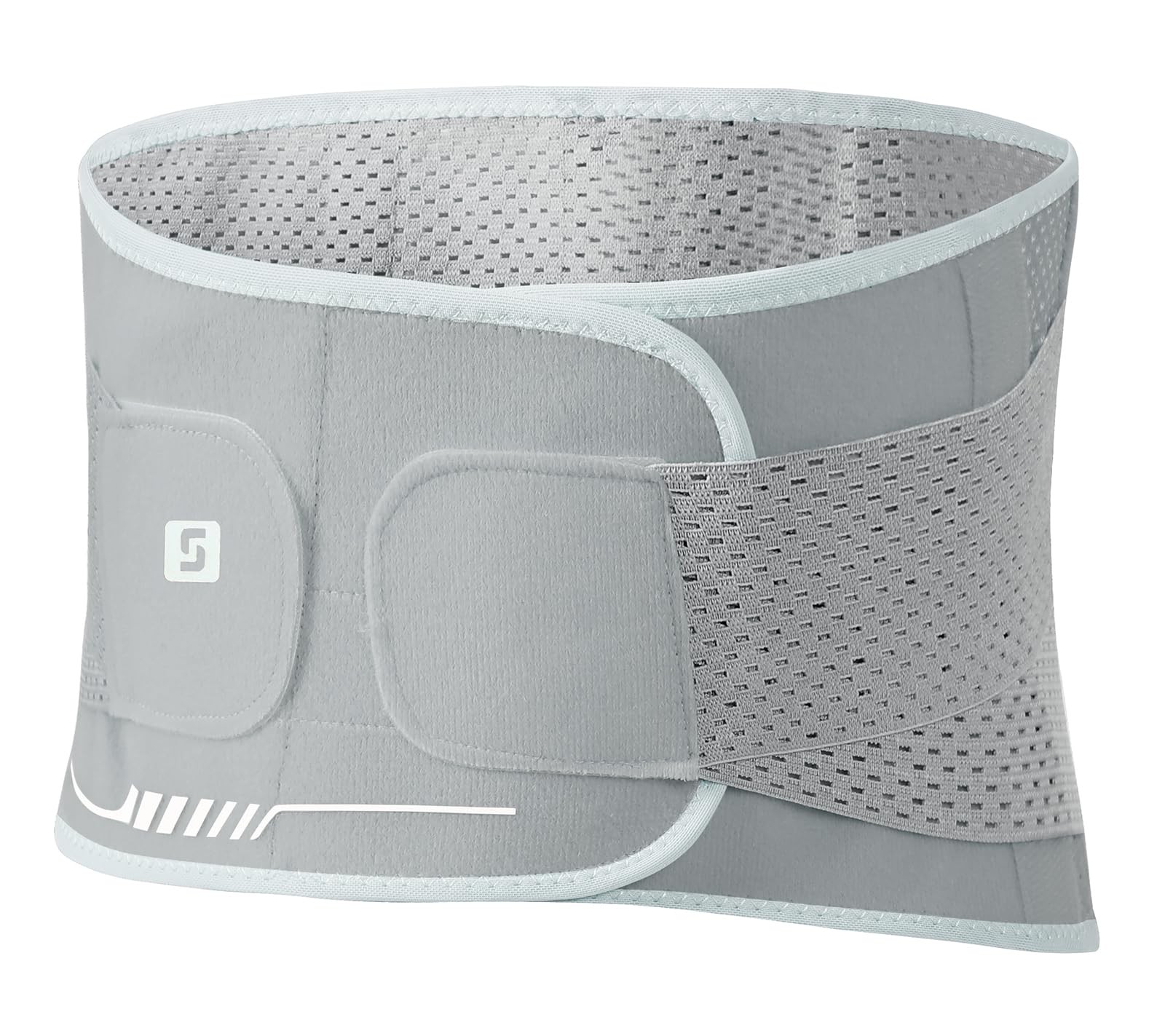 Lightweight Back Brace for Lower Pain Women Men, Lumbar Medium, Gray
