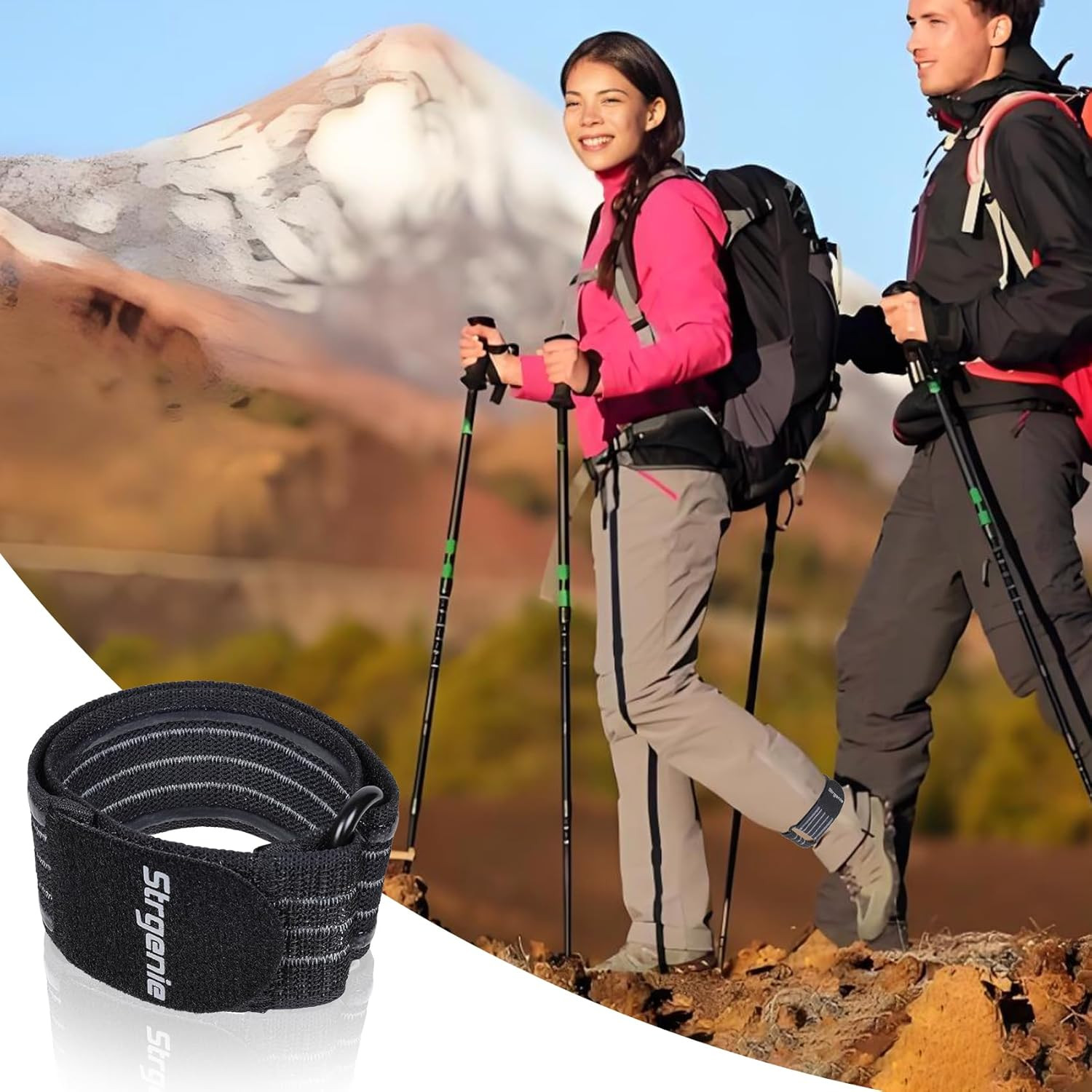 Adjustable Anti-Slip Elastic Boot Straps for Cowboy Boots and Pants