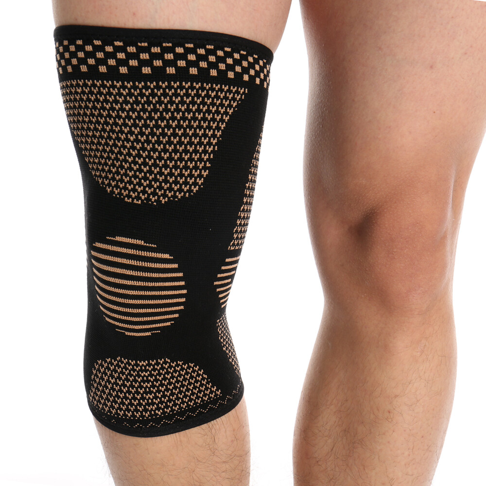 Copper Knee Sleeve Compression Brace Support Stabilizer for Sport Gym Joint Pain