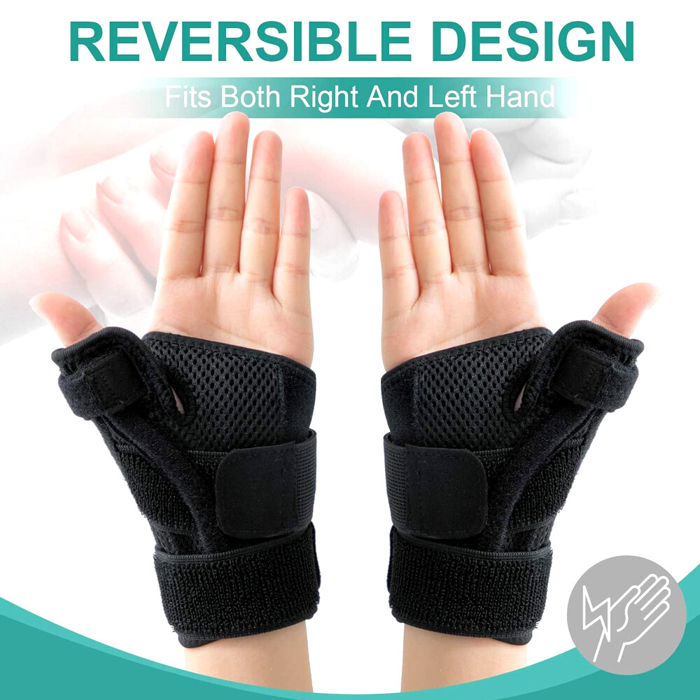 Wrist Support Brace Compression Strap Carpal Tunnel Arthritis Left & Right Hand