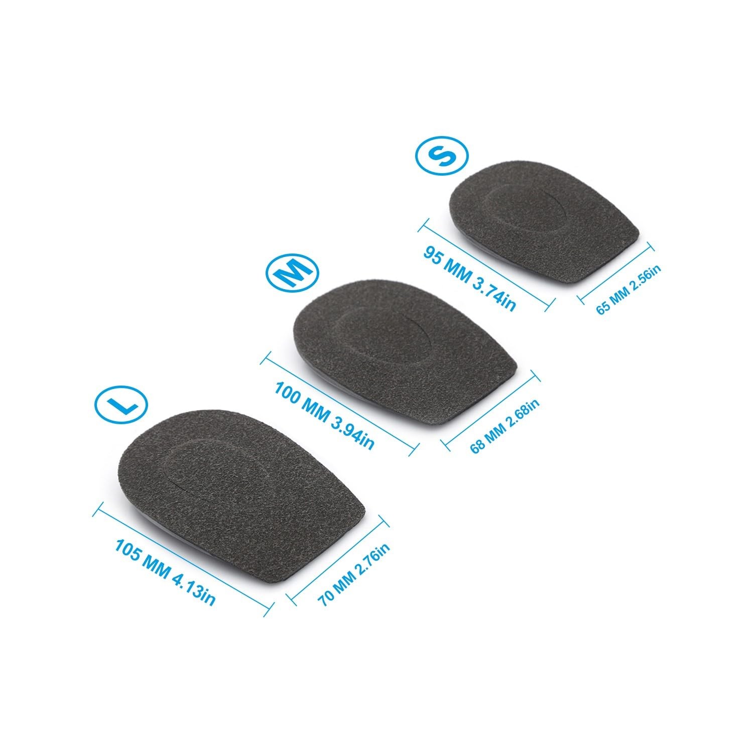 Orthopedic Heel Supports for Plantar Fasciitis Relief Heel Cups Foot Pain Arch