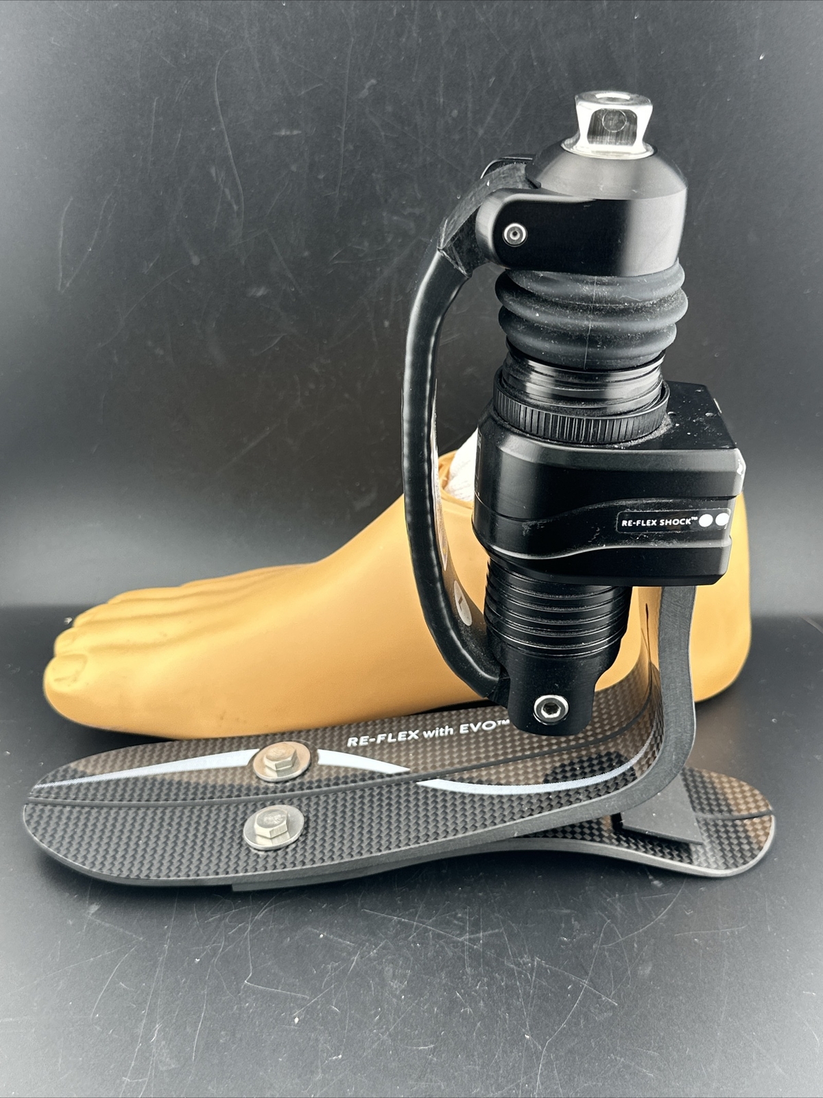 ossur reflex Re-flex Shock prosthetic foot. size 25. category 1. prosthetic leg