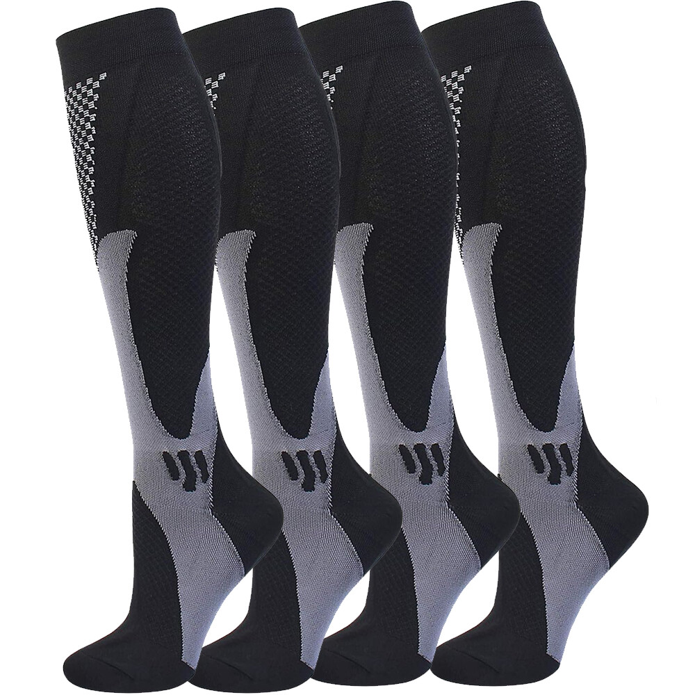 Compression Socks Stockings Knee High For Womens Mens 20-30 mmHG Support