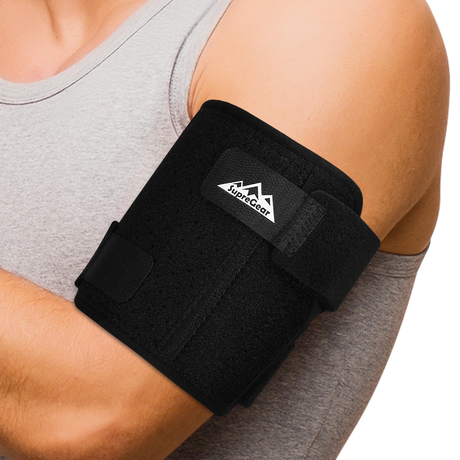 supregear Bicep Tendonitis Brace Compression Sleeve Support, Comfortable Uppe…