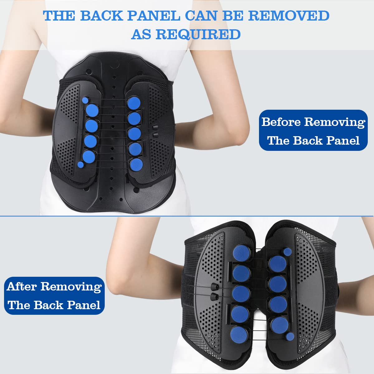 Adjustable Lower Back Brace for Sciatica & Herniated Discs – Large Size
