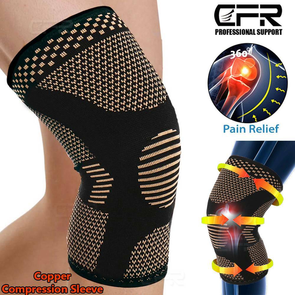 Cooper Knee Support Braces Compression Pad Sleeve Fitness Running Arthritis CFR