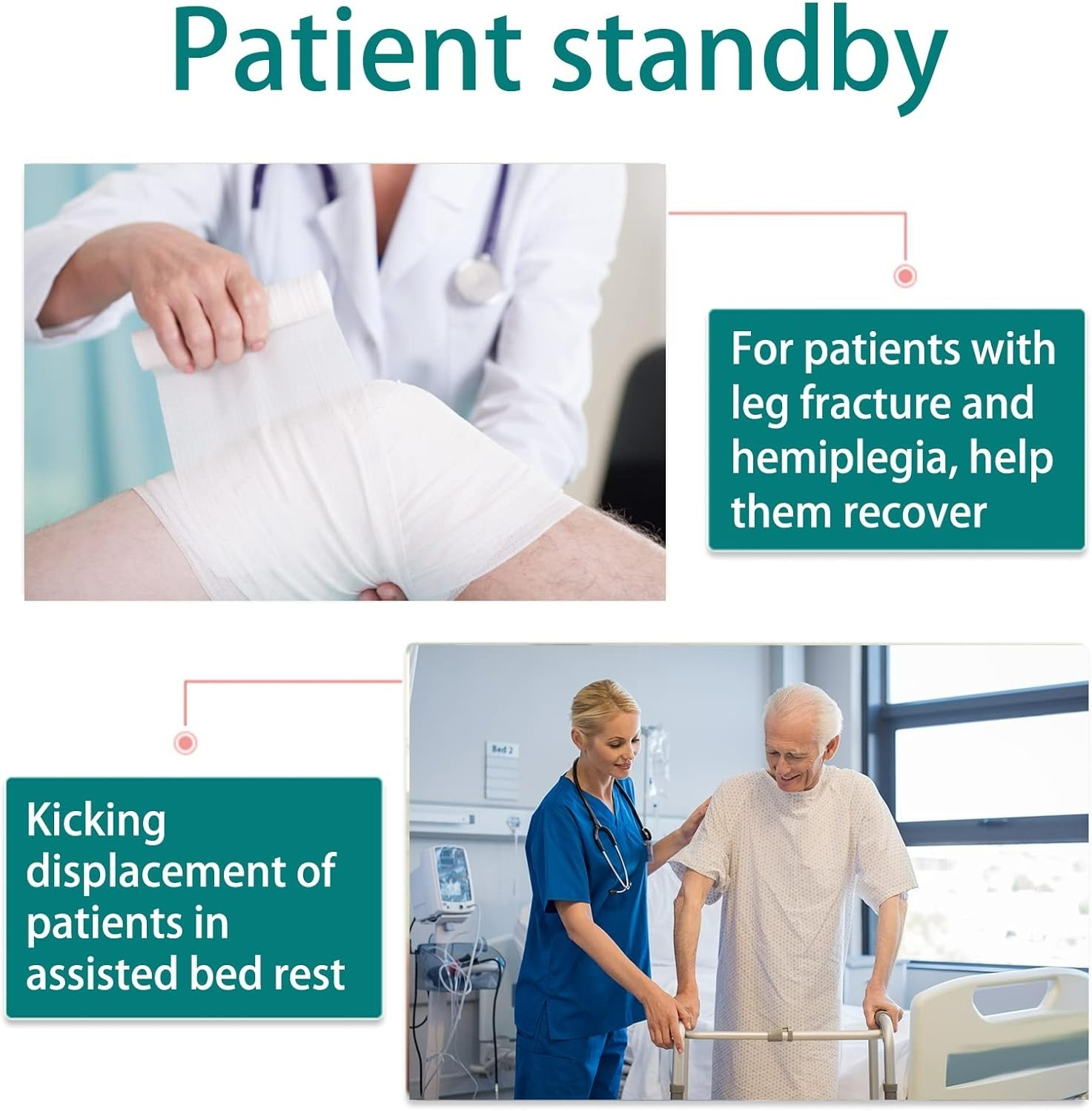 42 Inch Leg Lifter Strap Ideal Mobility Tool for Hip and Knee Surgery Recover…