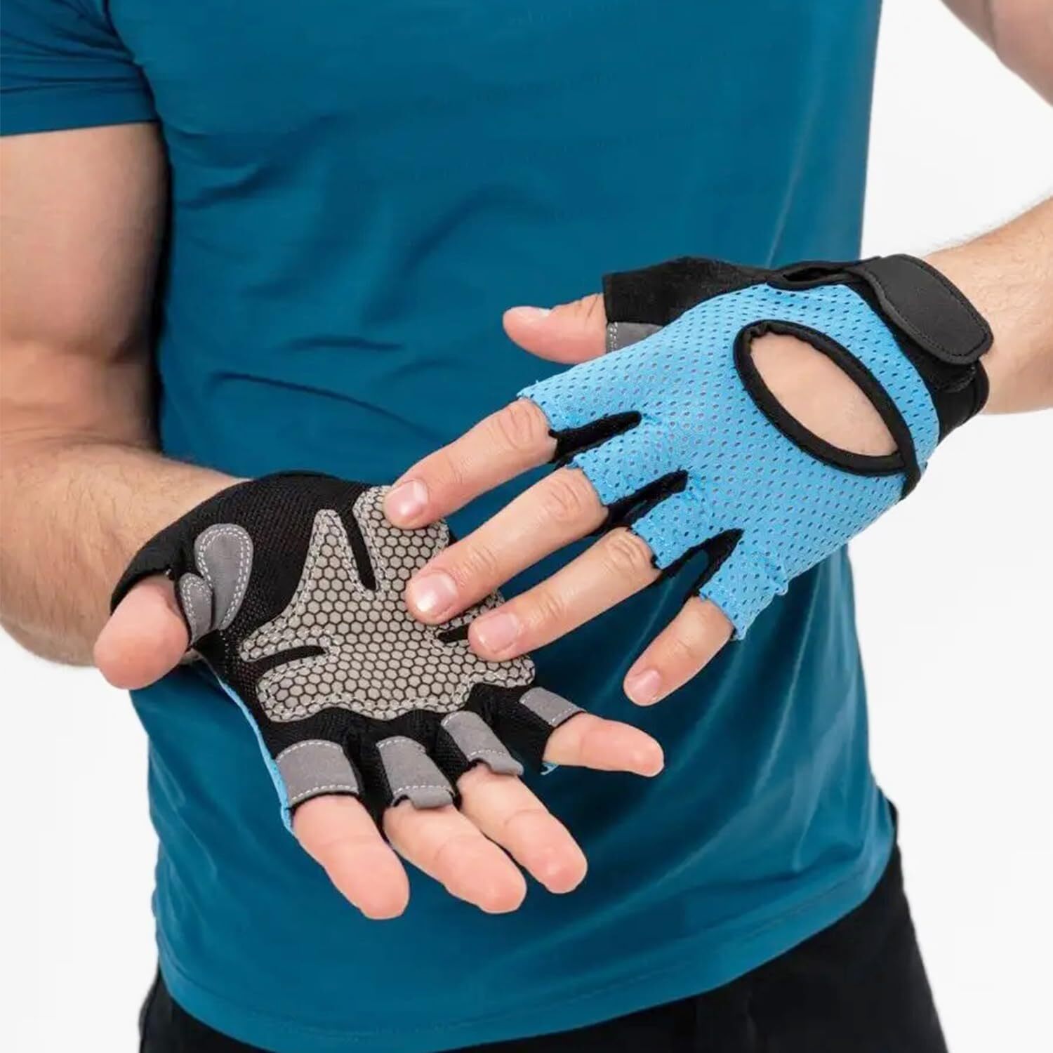 Gym Fitness Gloves Men Women Weight Lifting Bodybuilding Training Workout Gloves