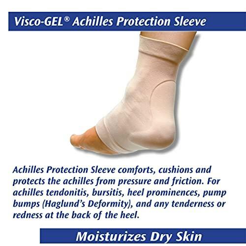 PediFix Visco-gel Achilles Protection Sleeve,White Large