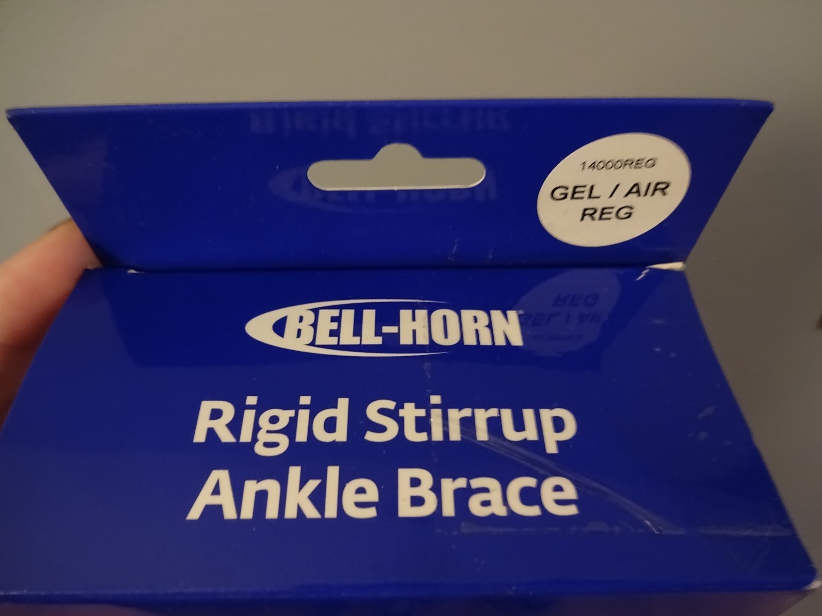 Bell Horn Air/Gel Rigid Stirrup Ankle Brace Regular Large NEW