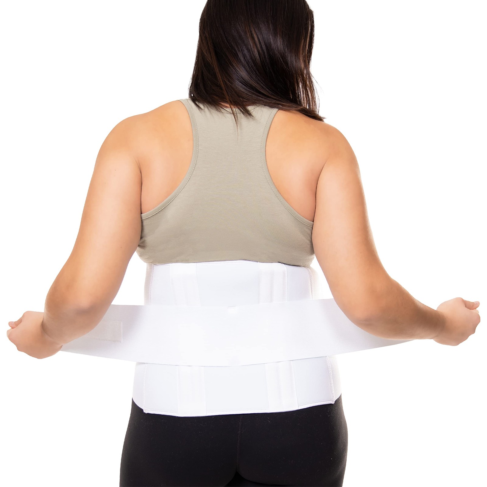 BraceAbility Plus Size 3XL Bariatric Back Brace – XXXL Big and 3XL, White