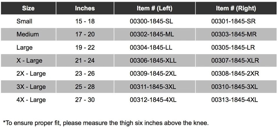 VertaLoc Max OA Knee Brace, Large, Right Knee, Left side