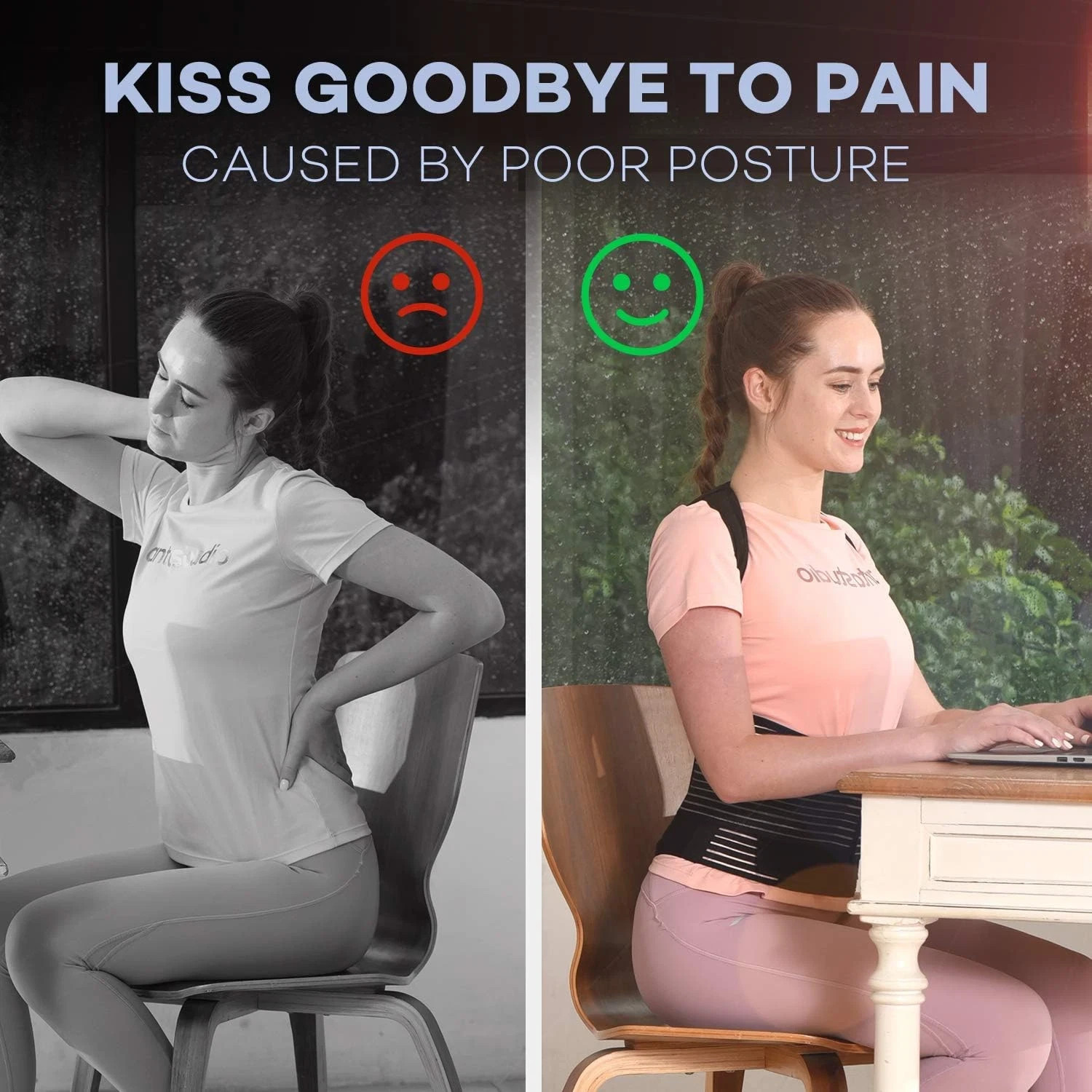OMPLES Posture Corrector Back Brace Stability Vest Unisex Large – Free US Ship