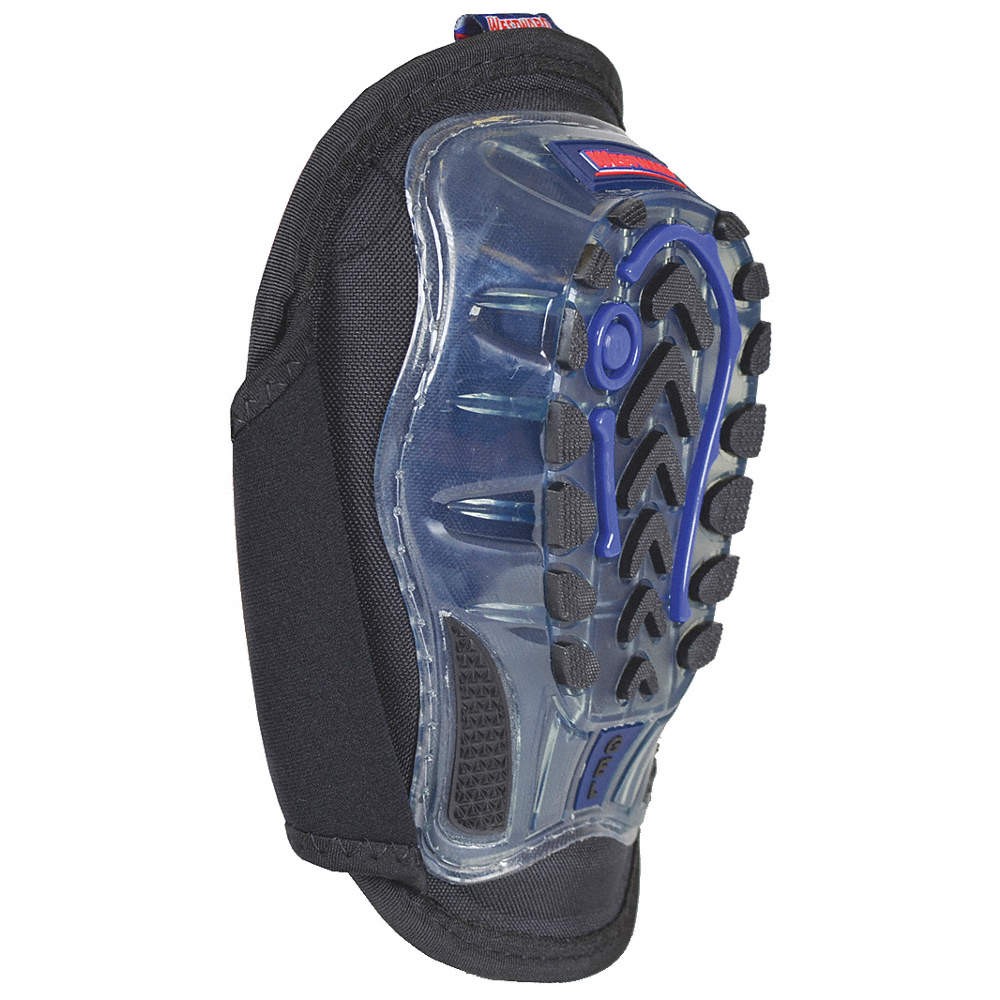 WESTWARD 5MZN5 Knee Pad,UNIV,Hook/Loop,Black,PR 5MZN5