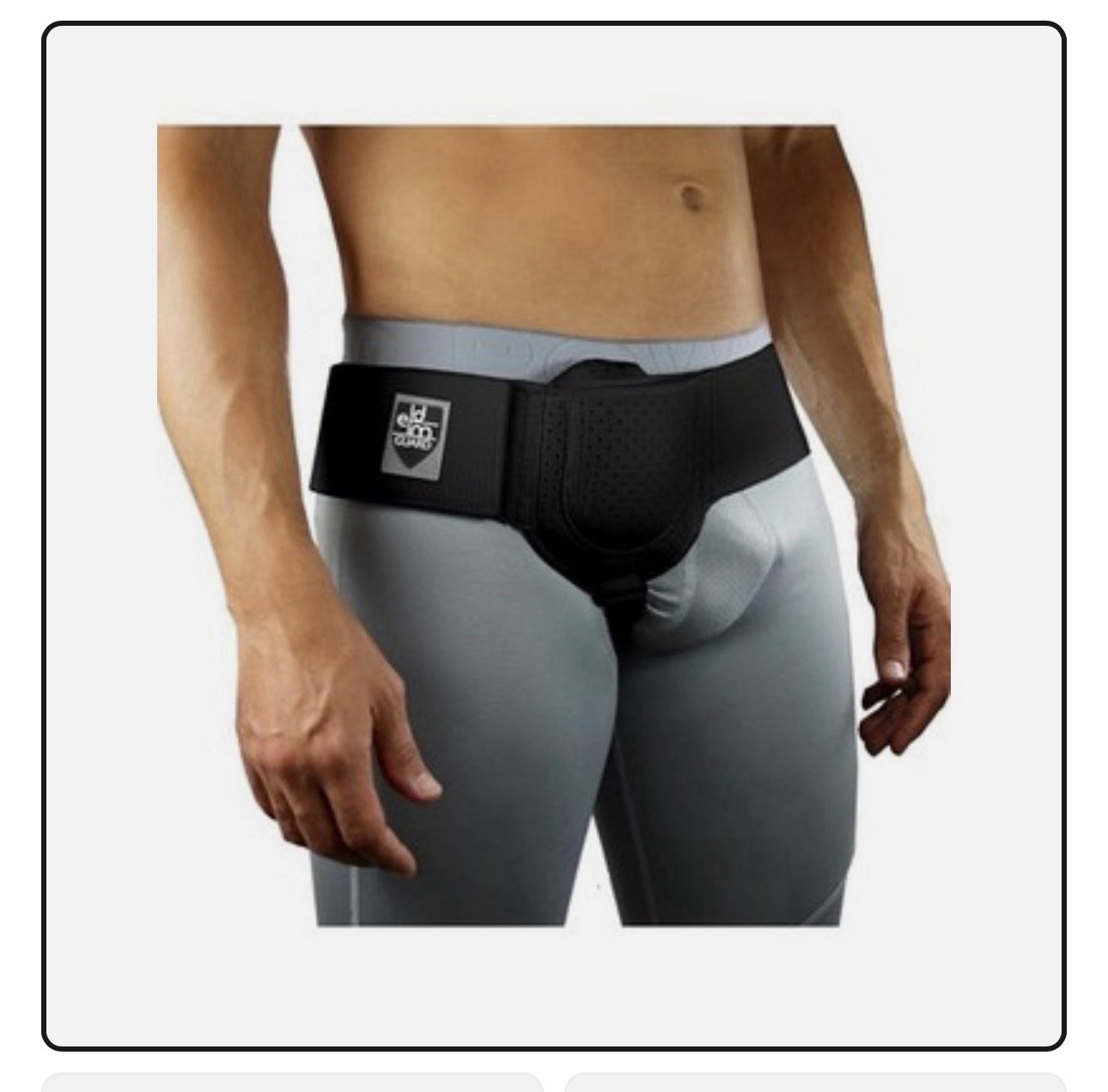Everyday Medical Inguinal Hernia Support for Men Fits Left/Right Post Surgery M