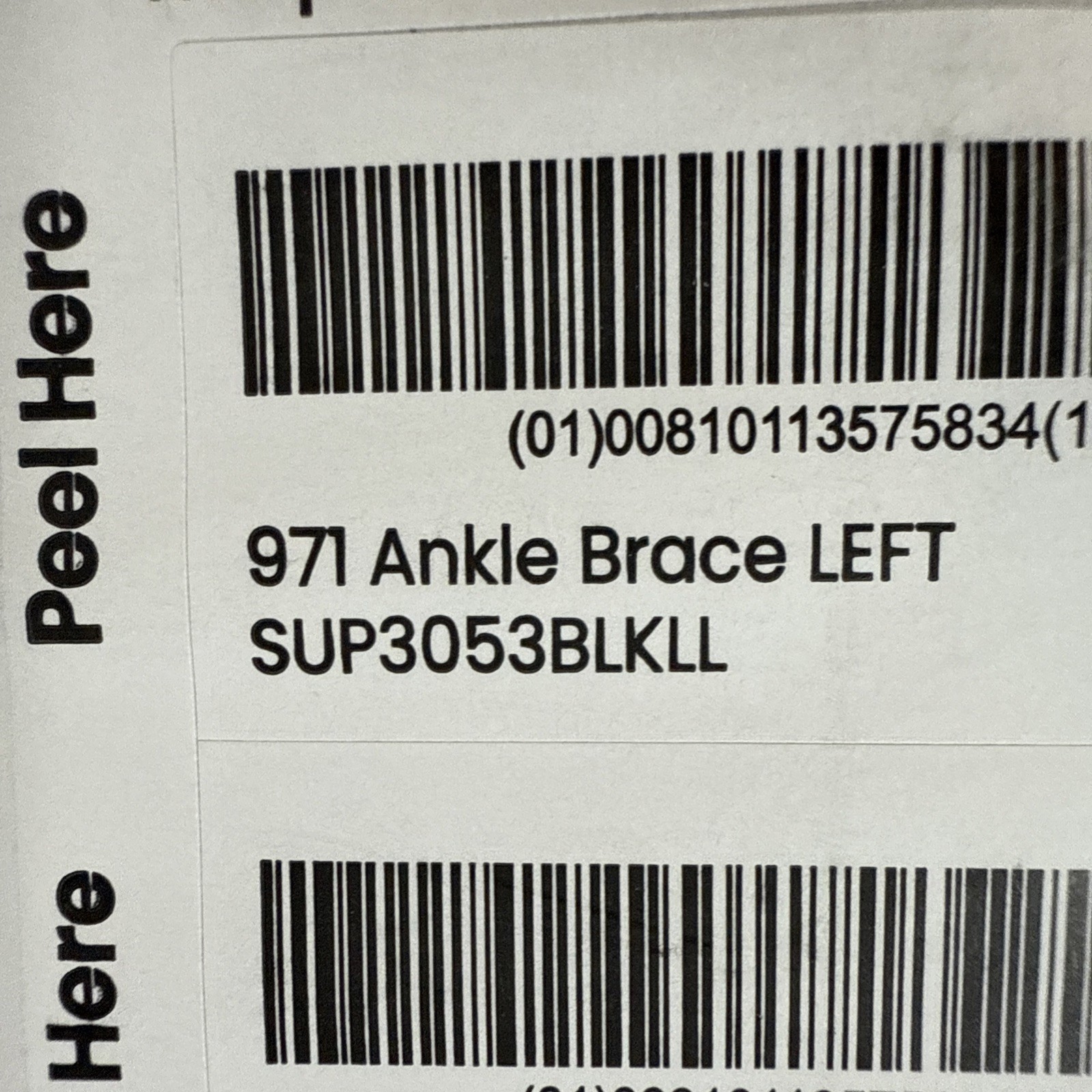 CoreTech 971 Ankle Brace Left Brand New In Box OTC Brace