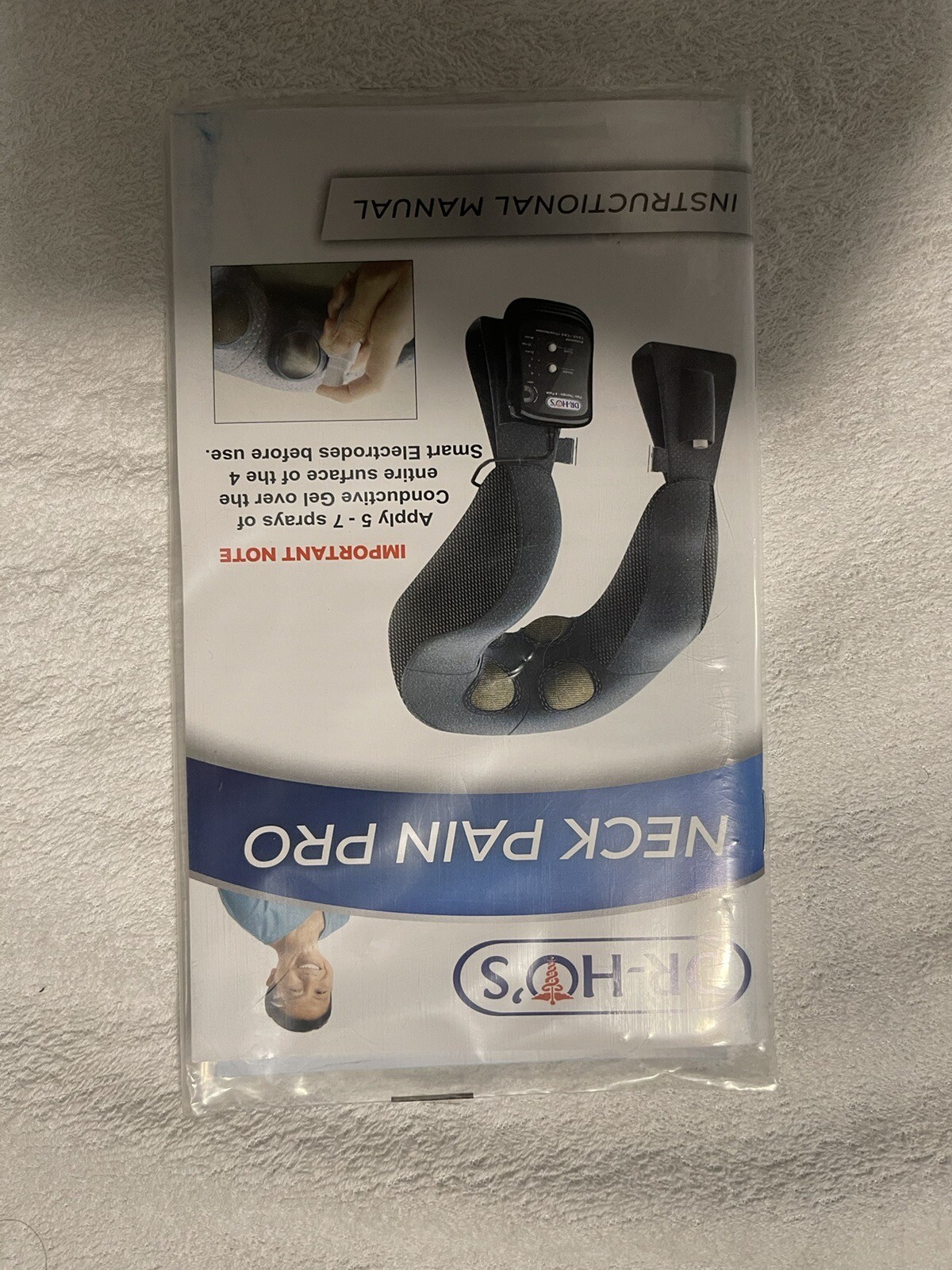 NEW DR-HO’S NTP Neck Pain Pro Therapy TENS NO EMS Machine +4 Electrode Body Pads