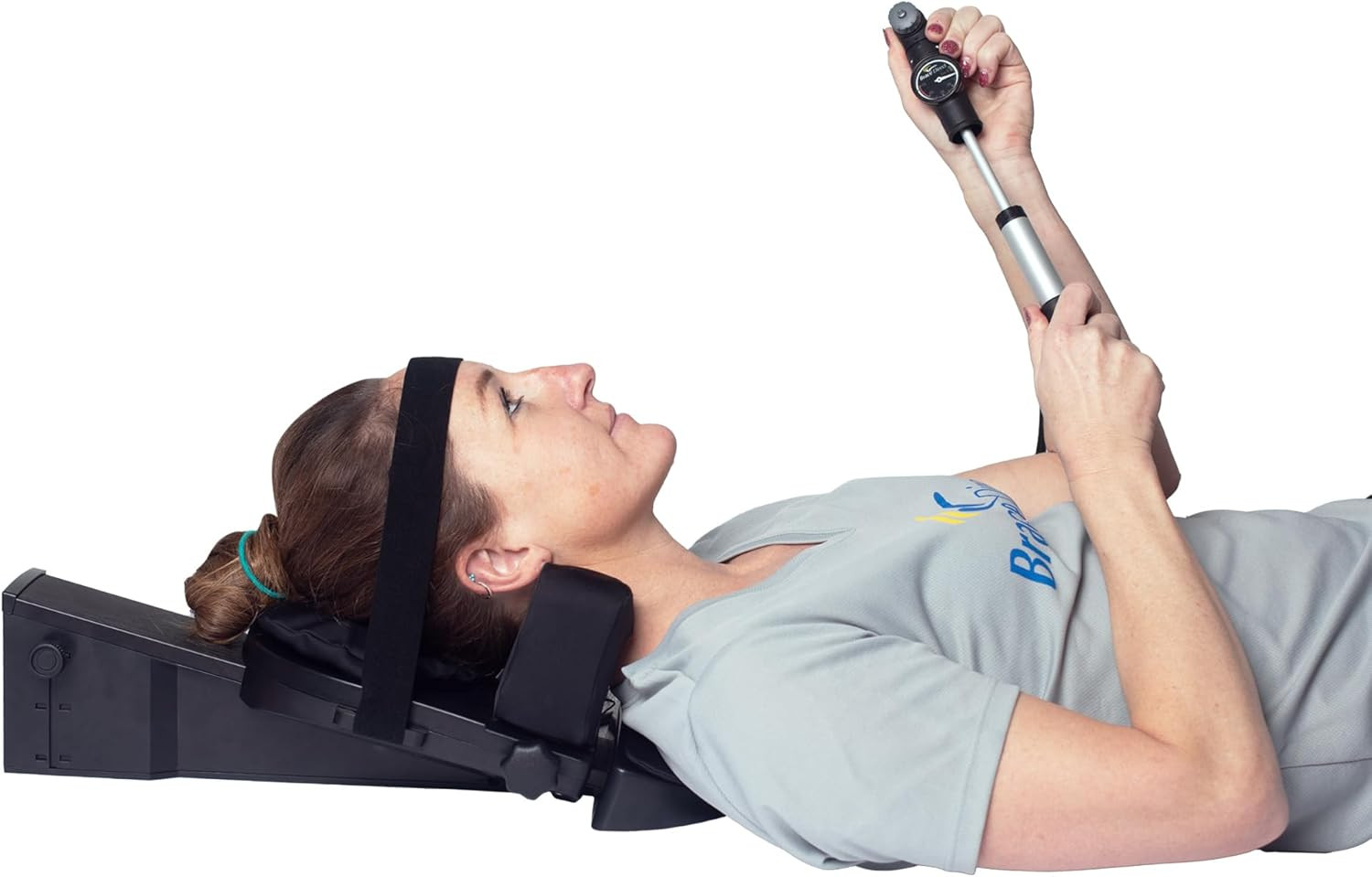 Portable Cervical Traction Device for Neck Pain Relief and Spinal Decompression
